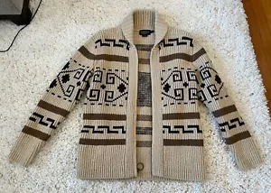 Pendleton Westerley Wool Cardigan Sweater Big Lebowski Authentic Men’s XS Small - Picture 1 of 11