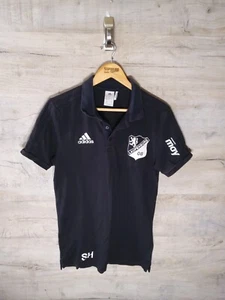 Adidas Black Medium Football  Vtg Mens Polo  Shirt SRA  - Picture 1 of 6