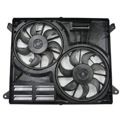 Dual Radiator and Condenser Fan For 2015-2017 Ford Edge W/O TOW 2.0L L4 2.7L V6 - Image 1 of 3