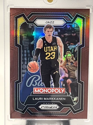 2023-24 Panini Prizm Monopoly Lauri Markkanen Brown Prizm /249 SP Utah Jazz - Image 1 of 2