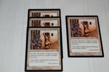 Magic card: 4x Resistance Fighter, White Creature, Visions