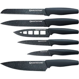 GraniteStone Diamond 7665 6-Piece Nutri Blade™ Knife Set