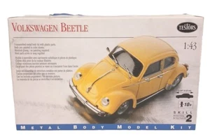 Testors VW Volkswagon Beetle Model Vintage Parts Factory Sealed Yellow Vintage - Picture 1 of 6
