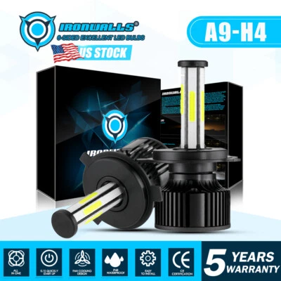 6Side 6000K LED Headlight Bulb For Can-Am Outlander Max 400 500 570 650 800R 450 - Image 1 of 4