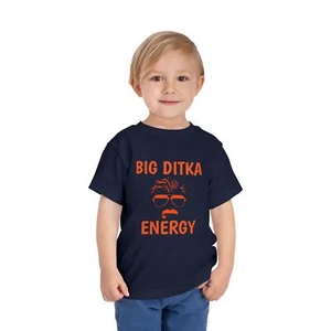 Big Ditka Energy Toddler Tee - Chicago Bears Themed Youth Shirt - Picture 1 of 3