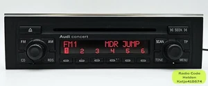 Audi Concert CD Radio original Grundig Autoradio mit Code 8E0035186D - Bild 1 von 6