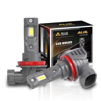 ALLA LIGHTING ALHL-FANLESS LED Fog Light Bulbs H1,H3,H11,H8,H16,9005,9006,9012 - Image 1 of 4
