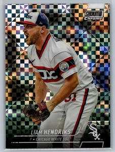 Topps Stadium Club 2022 cromo Liam Hendricks X-fractor refractor #369 SP - Imagen 1 de 2