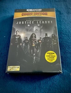 Zack Snyder's Justice League - Comic Edition (2 x 4K Ultra HD + 2 xBlu-Ray Disc) - Foto 1 di 5
