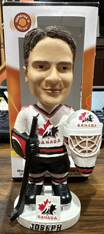 Curtis Joseph Team Canada Bobble Dobble Hand Painted Bobblehead NHL Hockey Cover