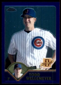 2003 Topps Traded & Rookies #T182 Todd Wellemeyer Rookie Chrome - Picture 1 of 2