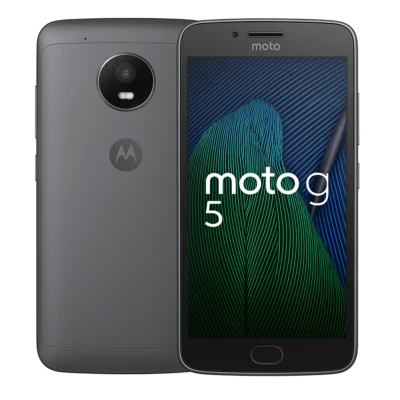 Motorola Moto G5 Grey Unlocked 16GB 5" 2GB RAM 13MP Android Smartphone - Image 1 of 4