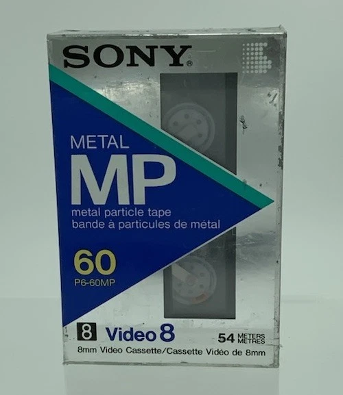 Sony, Metal MP, Video 8, 8mm, Video Cassette, 60 min BRAND NEW SEALED UNUSED - Image 1 of 1