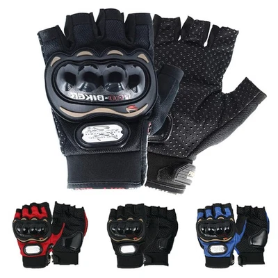 Tactical Fingerless Gloves for Motorbike Motorcycle Cycling Climbing Hunting - Image 1 of 4