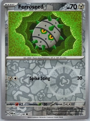 Ferroseed, SV04: Paradox Rift, 127/182, Common, NM - Image 1 of 2