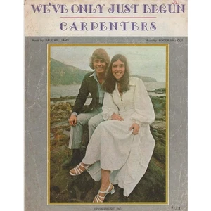 1970 Vintage Carpenters We've Only Just Begun Noten Paul Williams - Bild 1 von 1