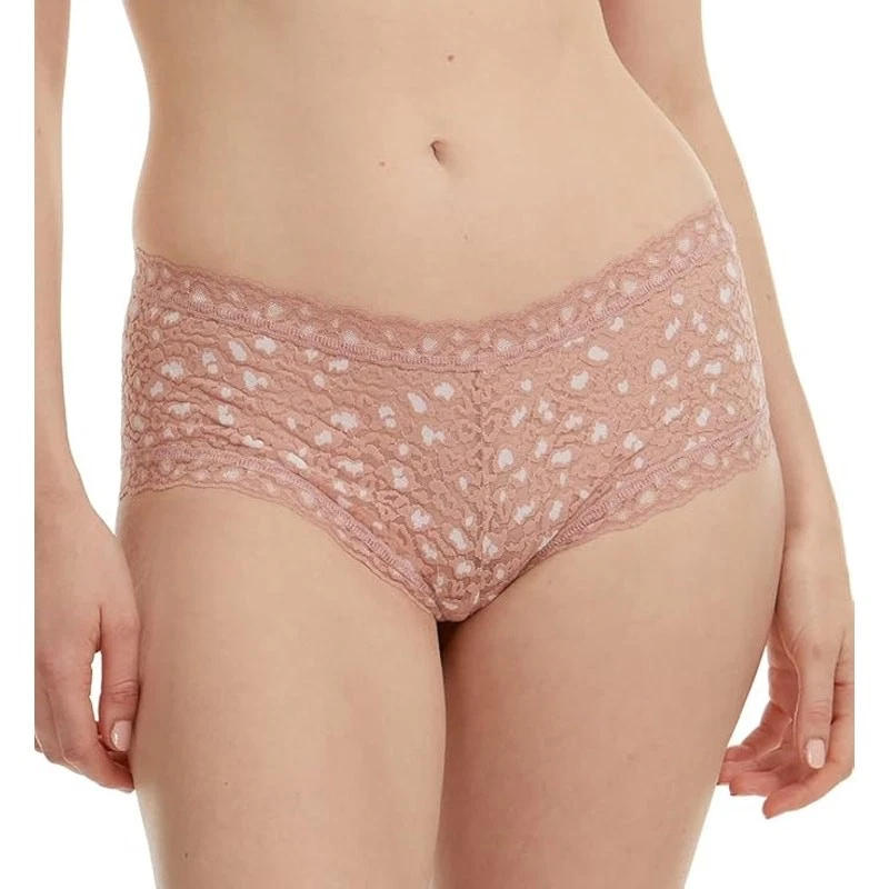 Hanky Panky Mujeres Rosa Leopardo Teñido Cruzado Conjunto de 2 Piezas Niño Pantalones Cortos Bragas Talla S Foto 1 de 4