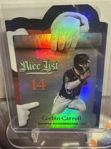 Corbin Carroll 14 Triples Foil 2025 Topps Holiday Baseball The Nice List Dbacks! - Picture 1 of 2