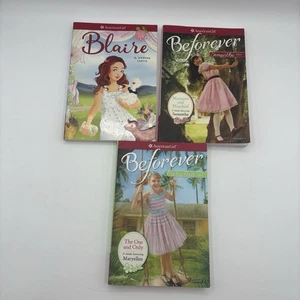 Lot of 3 American Girl PB Books Blair And Beforever Samantha And Maryellen - Foto 1 di 18