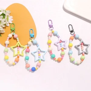 Cute Bow Colorful Phone Lanyard Crystal Phone Anti-lost Rope Phone Accessories - Photo 1 sur 14