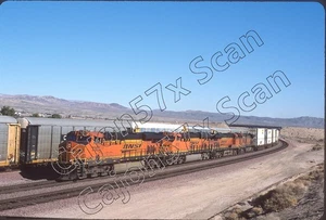 Original Slide- BNSF ES44DC 7303 & Train At Lenwood, CA. 12/14 - Picture 1 of 1