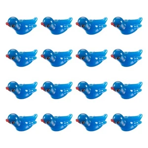 30pc Blue Pigeon Lampwork Glass Beads - Handmade Cartoon Animals Spacer Beads... - Picture 1 of 7