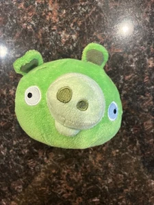 Angry Birds Stuffed Plush Toy Green Pig Small 4” HARTZ No Sound - Picture 1 of 8