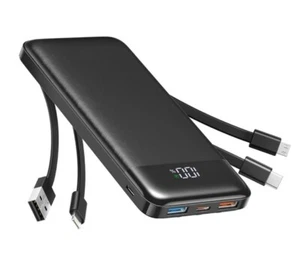 Power Bank 20000mAh USB-C Fast Charger Battery Pack Portable for Mobile Phone UK - Picture 1 of 4