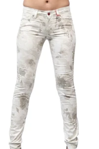 JEANS 131€ - 70% ROY ROGER'S DONNA CATE FIORE BEIGE mis.disp. 24/25/26/32/33 P/E - Bild 1 von 4