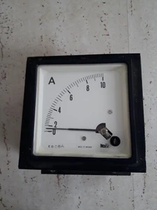 Amperometro Vintage 10 Ampere Index - Picture 1 of 2