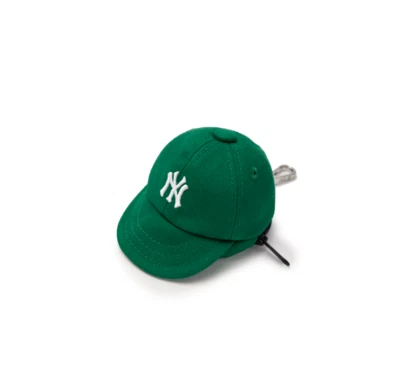 MLB KOREA Basic Ball Cap Pouch Keyring New York Yankees, Green - Image 1 of 4