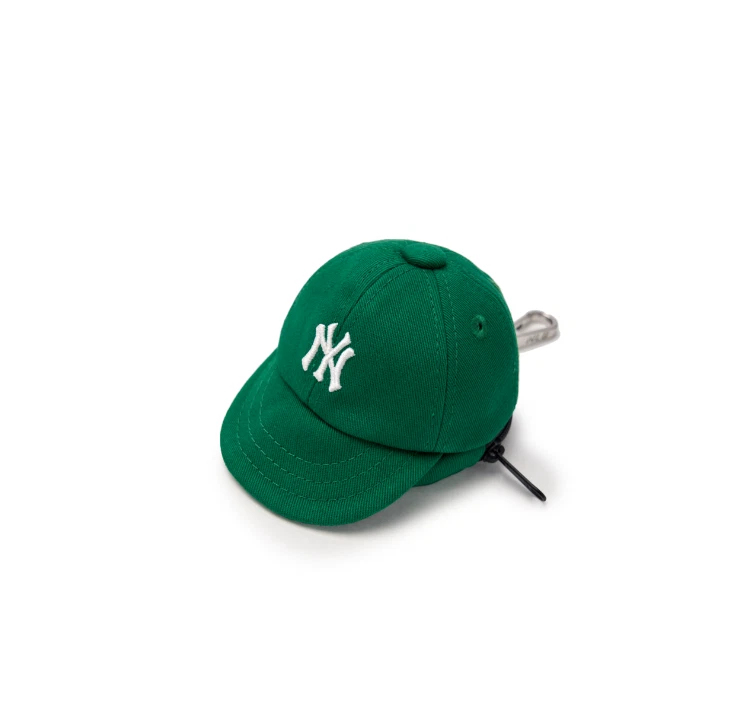 Chaveiro New York Yankees, verde MLB KOREA básico bola boné bolsa - Imagem 1 de 4