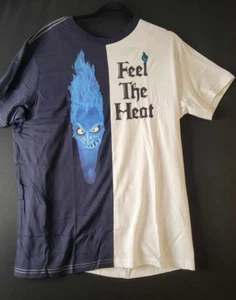 Disney Parks Hades Hercules Feel The Heat schwarz/weiß T-Shirt Erwachsene neu mit Etikett - Bild 1 von 5