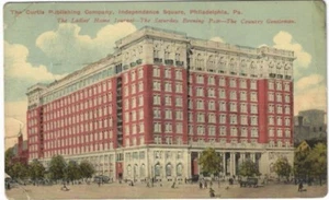Curtis Publishing Co., Independence Square, Philadelphia, PA antike Postkarte - Bild 1 von 2
