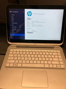HP Split X2 13-r100dx 13.3" Intel i3 1.50GHz 4GB 500GB WiFi 4G Tablet PC win 8.1 - Picture 1 of 3