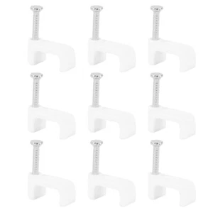 500 PCS CLIPS Kabelmanagement Clips Stahlkabelmanagement Clip - Bild 1 von 12