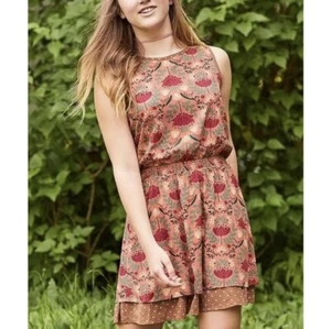 Girls MATILDA JANE Picking Flowers Sleeveless A Line Flowy Floral Dress Size 16 - Picture 1 of 3