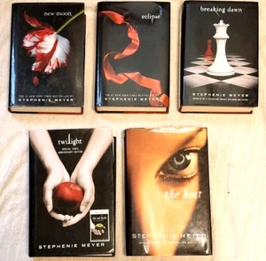 5 HC Buch Lot TWILIGHT Saga Komplettsatz #1-4 von Stephenie Meyer The Host + mehr - Bild 1 von 7