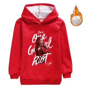5-13Year Old Descendants4Girls' Hoodie with Thick Velvet and Non Inverted Velvet - Picture 1 of 25