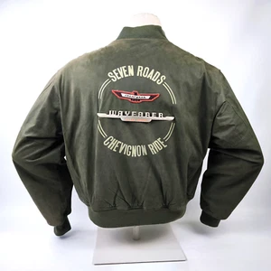 Chaqueta de cuero Chevignon Seven Roads Nubuk verde talla L Chevignon Ride - Imagen 1 de 14