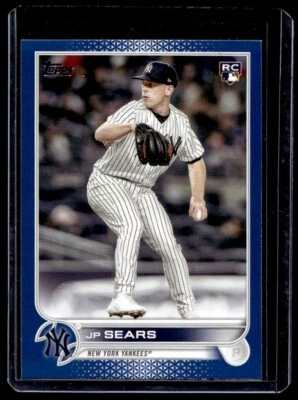 2022 Topps Update Blue JP Sears RC New York Yankees #US210 - Image 1 of 2