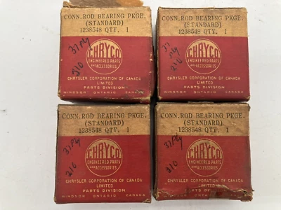 Rolamento de haste de conexão 32-41 Plymouth conjunto com 4 padrão 1238548 - Imagem 1 de 2