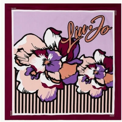 LIU JO DAMEN SCHAL MIT BLUMENDRUCK ORCHIDEE