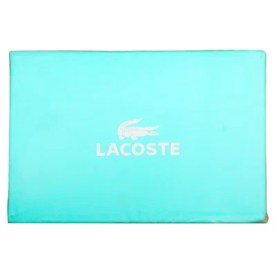 Sábana bajera Lacoste 100 % algodón Queen 8442 270 cocodrilo azul agua Foto 1 de 4