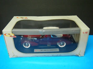 1937 CORD 912 SUPERCHARGED 1:18 DIECAST MODEL SIGNATURE MODELS VHTF - Picture 1 of 3