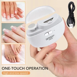 2-in-1 Electric Nail Clipper Nail Trimmer Nail Polisher Automatic Nail Clipper - Picture 1 of 20