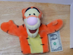 Disney Tigger Hand Puppet Plush 9" Winnie the Pooh Stuffed Animal Toy - Picture 1 of 6
