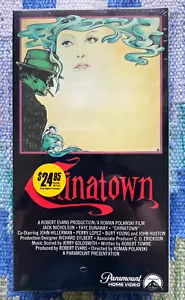 Chinatown (1974) VHS Sealed VTG Early Release With Watermarks On Back No Barcode - Picture 1 of 6