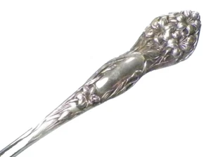 Lilyta Esslöffel versilbert Lilie Blumen Lilien Stratford Silber Servieren 1909 - Bild 1 von 5