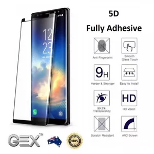 For Samsung Galaxy Note 9 5D Tempered Glass Full Glue Screen Protector - Picture 1 of 6